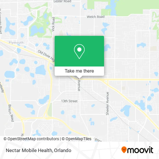 Mapa de Nectar Mobile Health