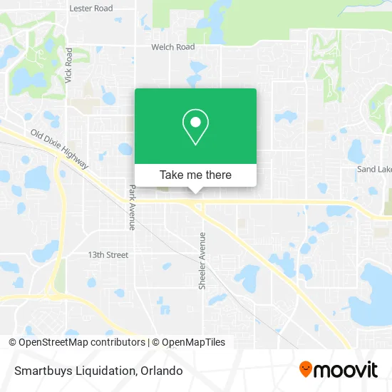 Mapa de Smartbuys Liquidation