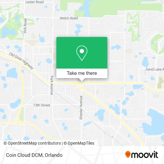 Mapa de Coin Cloud DCM