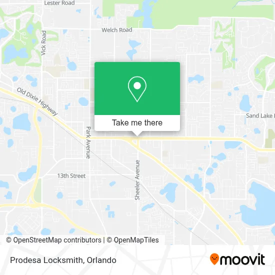 Prodesa Locksmith map