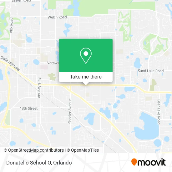 Donatello School O map