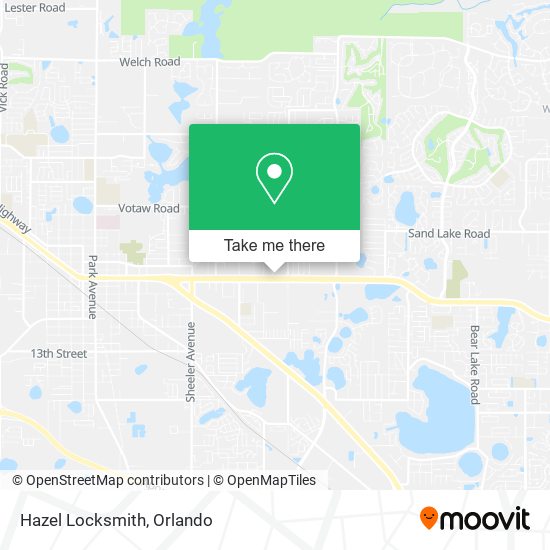 Mapa de Hazel Locksmith