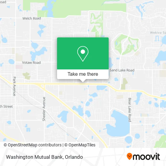 Washington Mutual Bank map
