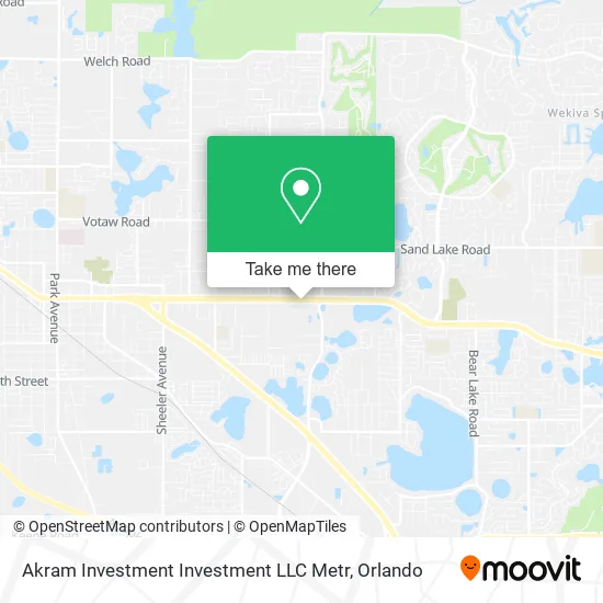 Akram Investment Investment LLC Metr map