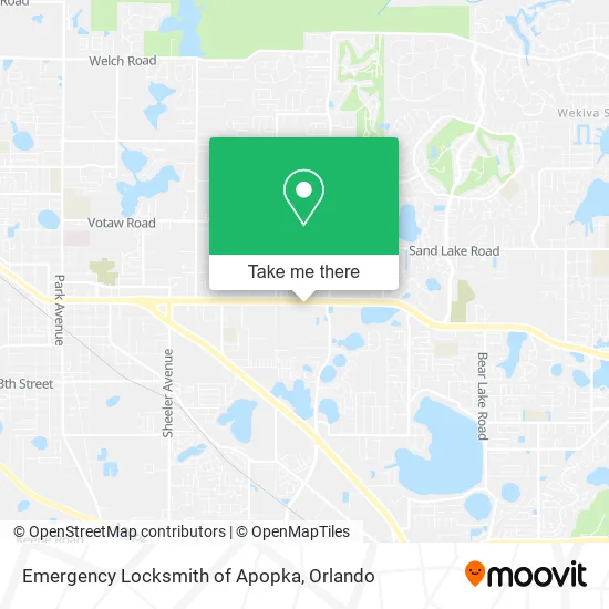 Mapa de Emergency Locksmith of Apopka