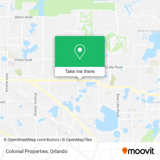 Colonial Properties map