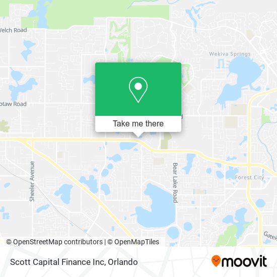 Mapa de Scott Capital Finance Inc