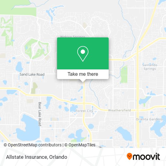 Allstate Insurance map