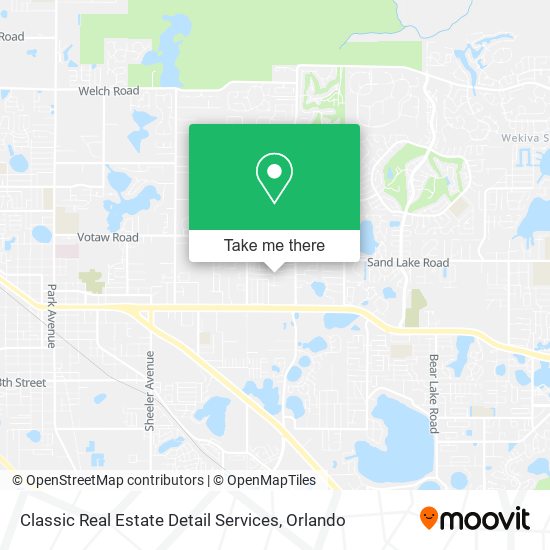 Classic Real Estate Detail Services map