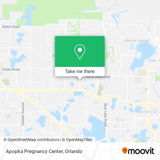 Apopka Pregnancy Center map