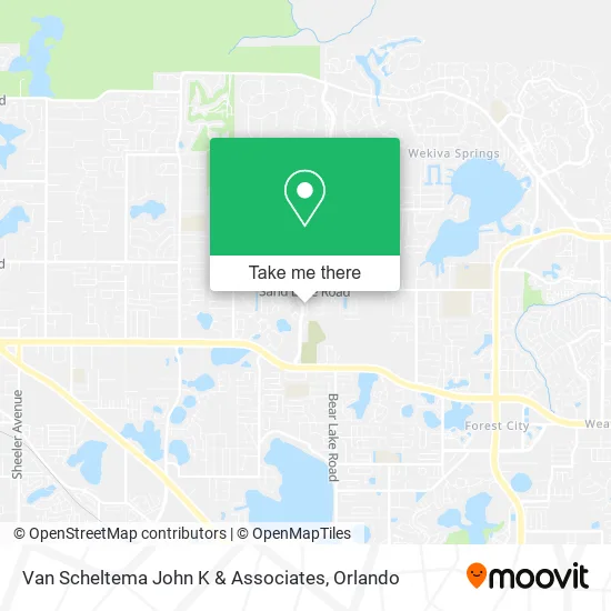 Van Scheltema John K & Associates map