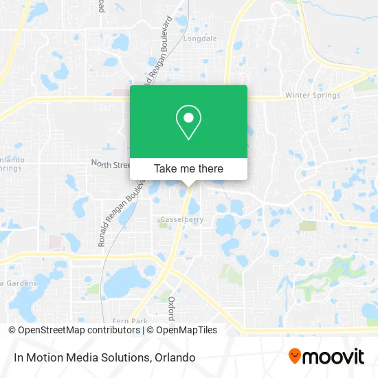 In Motion Media Solutions map