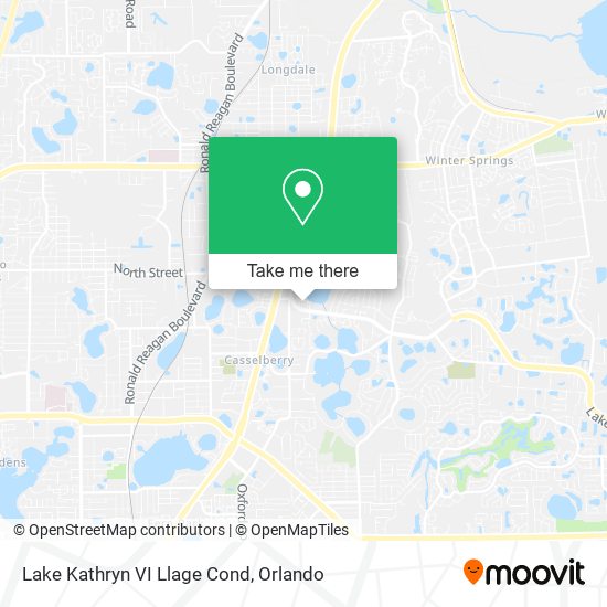 Lake Kathryn VI Llage Cond map