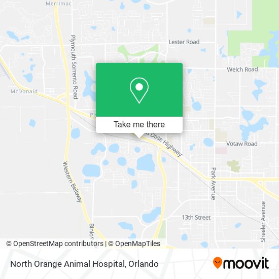 Mapa de North Orange Animal Hospital