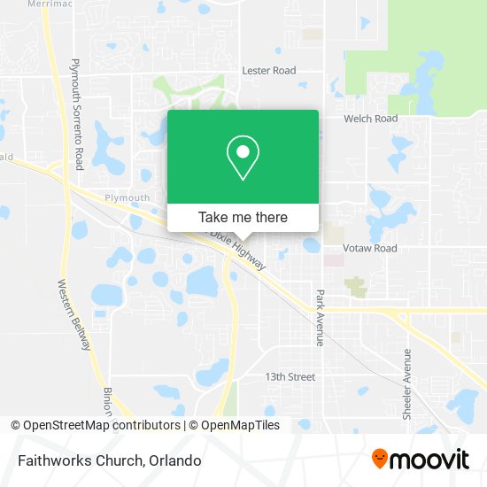 Faithworks Church map