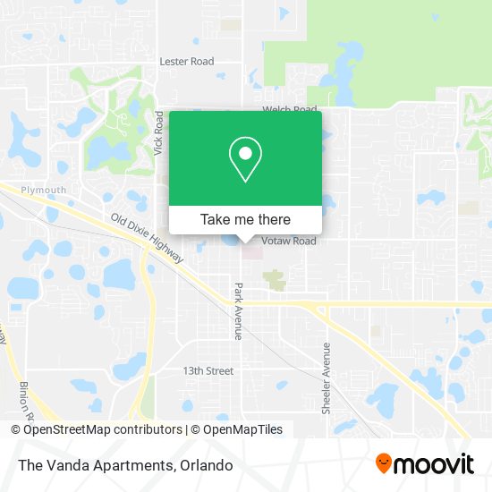 Mapa de The Vanda Apartments