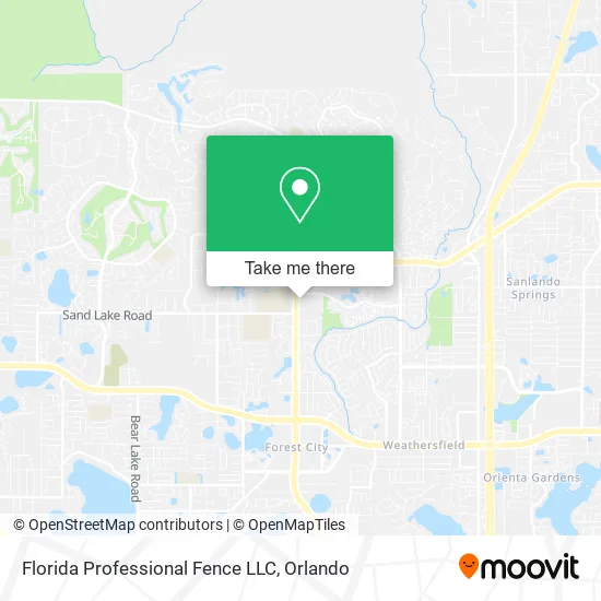 Florida Professional Fence LLC map