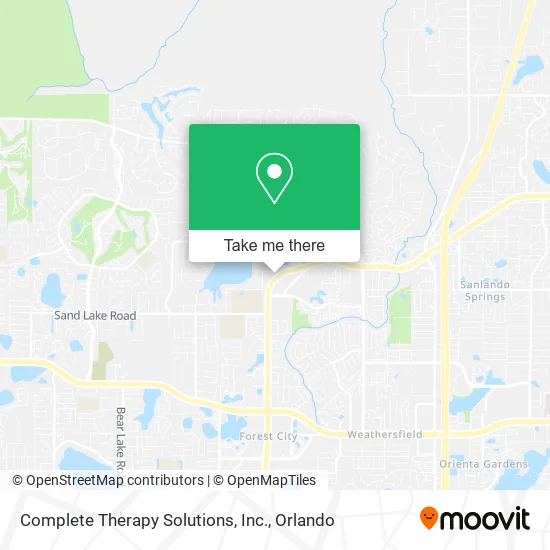 Complete Therapy Solutions, Inc. map