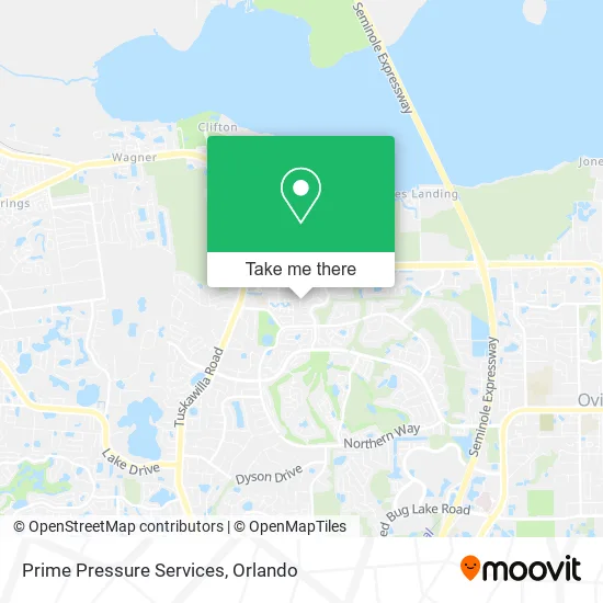 Prime Pressure Services map