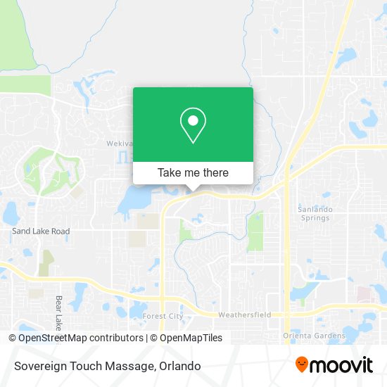 Mapa de Sovereign Touch Massage