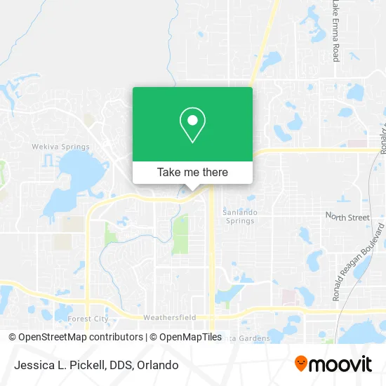 Jessica L. Pickell, DDS map