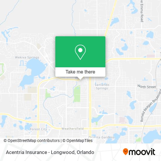 Acentria Insurance - Longwood map