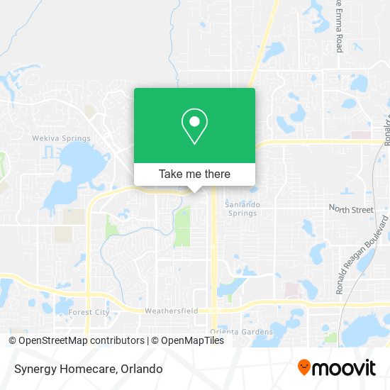 Synergy Homecare map