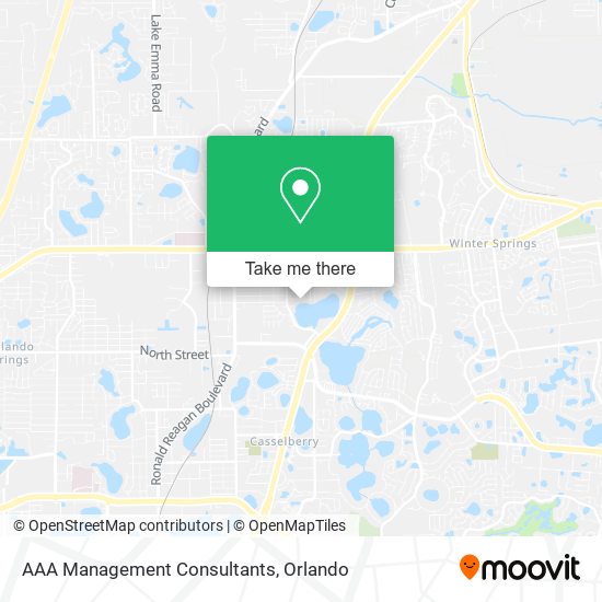 AAA Management Consultants map