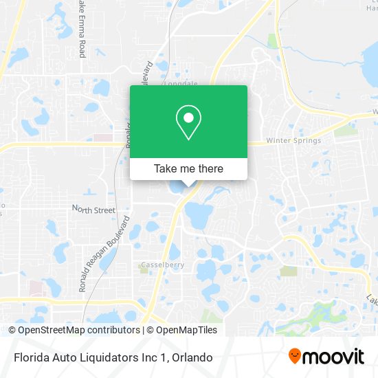 Mapa de Florida Auto Liquidators Inc 1