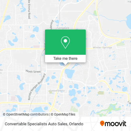 Convertable Specialists Auto Sales map