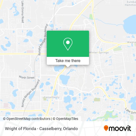 Wright of Florida - Casselberry map