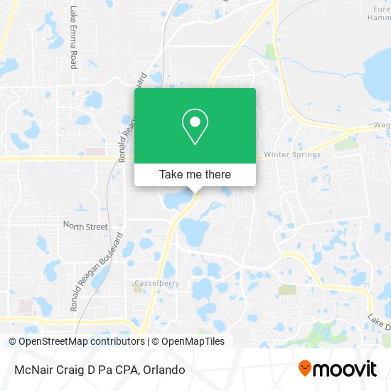 Mapa de McNair Craig D Pa CPA