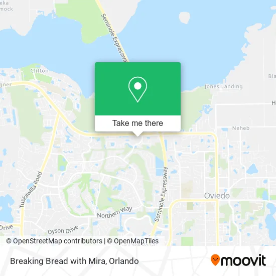 Breaking Bread with Mira map