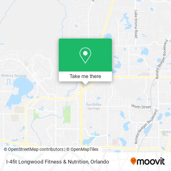 I-4fit Longwood Fitness & Nutrition map