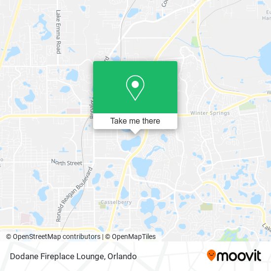 Mapa de Dodane Fireplace Lounge