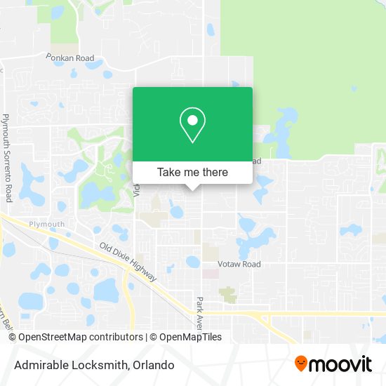 Admirable Locksmith map