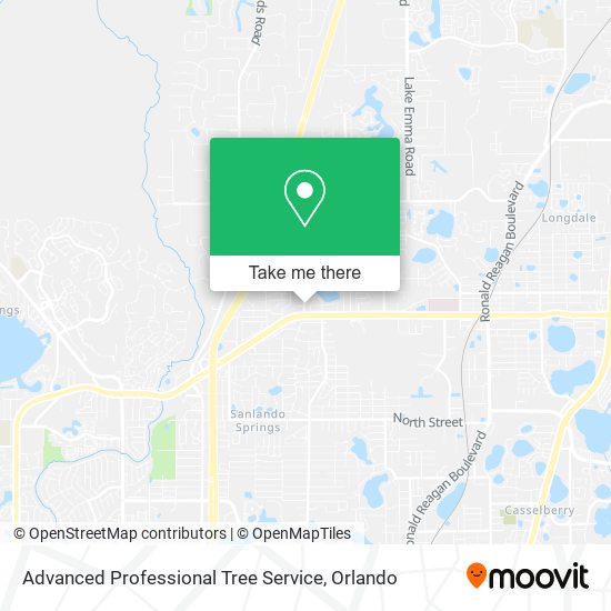 Mapa de Advanced Professional Tree Service