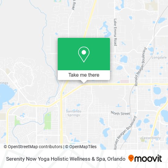 Serenity Now Yoga Holistic Wellness & Spa map