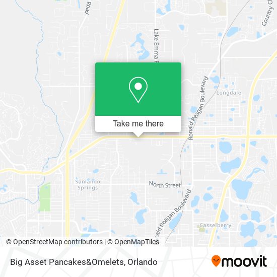 Mapa de Big Asset Pancakes&Omelets