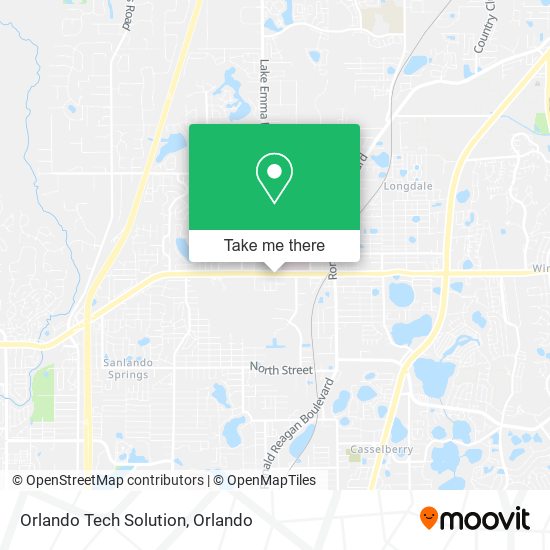 Orlando Tech Solution map