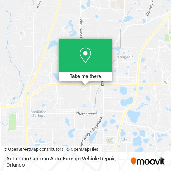 Mapa de Autobahn German Auto-Foreign Vehicle Repair