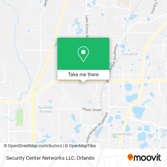 Security Center Networks LLC map