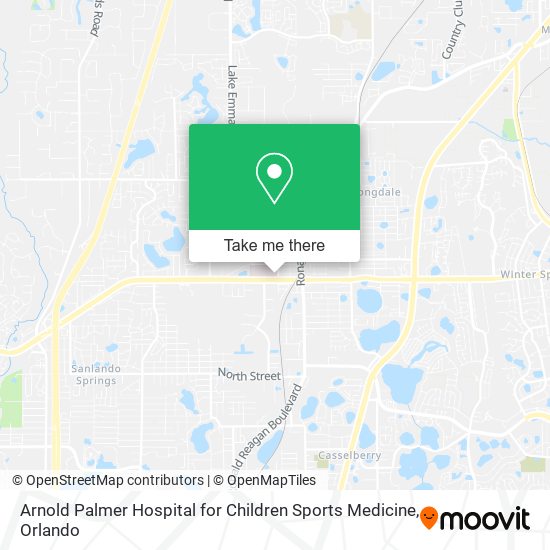 Mapa de Arnold Palmer Hospital for Children Sports Medicine