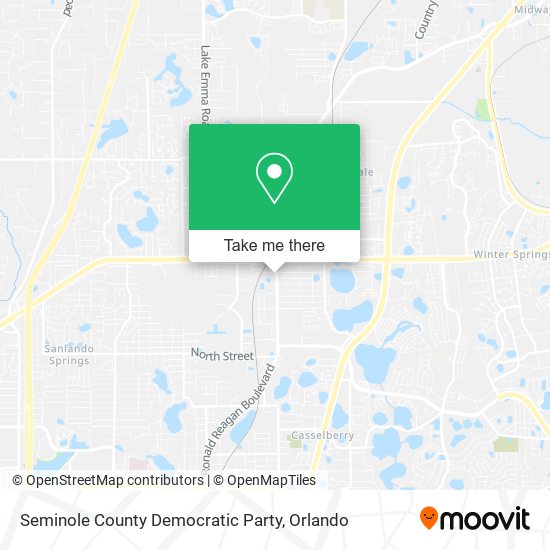 Seminole County Democratic Party map