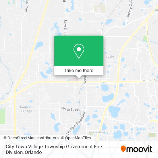 City Town Village Township Government Fire Division map