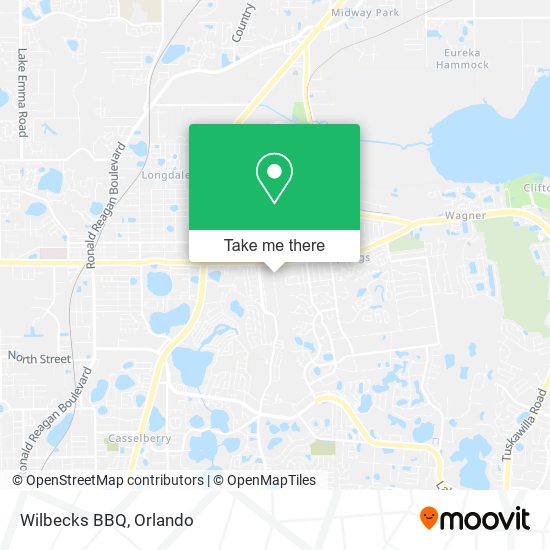 Mapa de Wilbecks BBQ