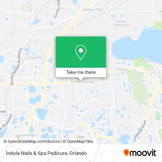Mapa de Índole Nails & Spa Pedicure