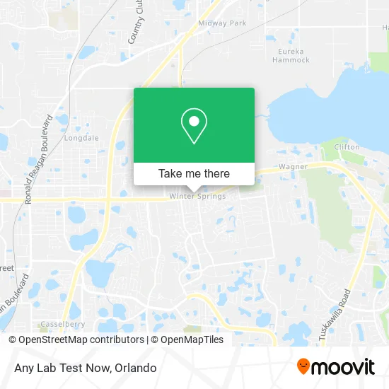 Any Lab Test Now map