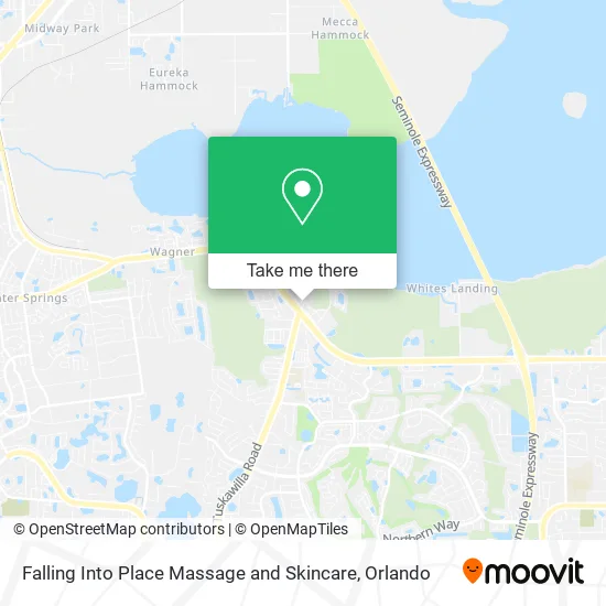 Falling Into Place Massage and Skincare map