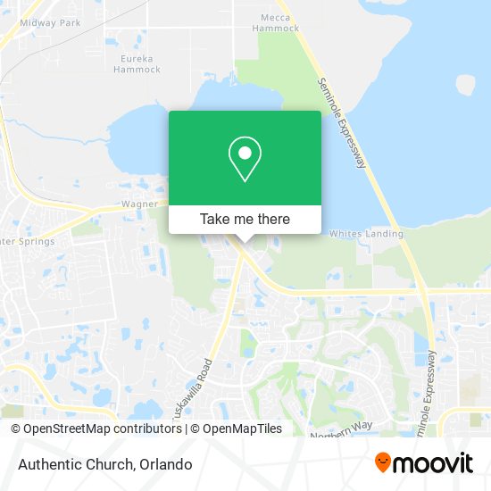 Mapa de Authentic Church
